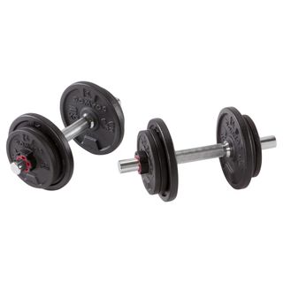 Kit mancuernas musculación 20 kg
