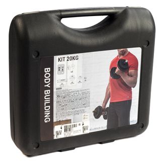 Kit mancuernas musculación 20 kg