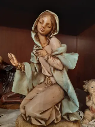 Belén artesanal figuras