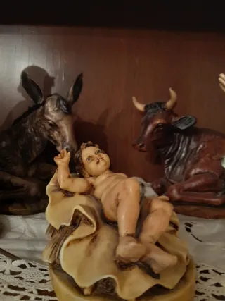 Belén artesanal figuras