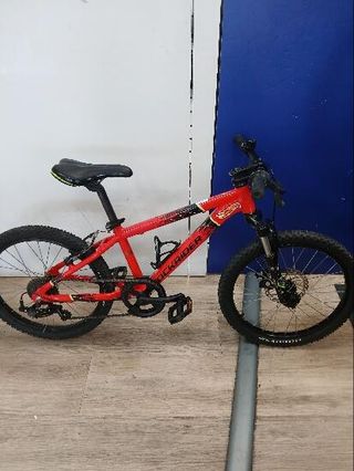 Bicicleta niños 20 pulgadas aluminio Rockrider ST 900 rojo
