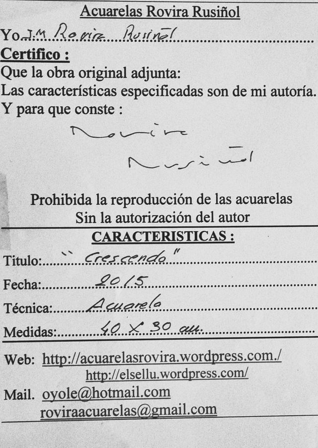 Acuarela original flores abstractas