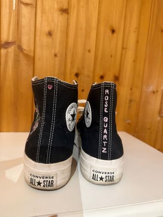 Converse All Star Negras Bordado Cristal
