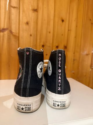 Converse All Star Negras Bordado Cristal