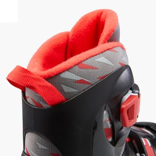 Patines Línea Niños Oxelo Play 5 Negro Rojo