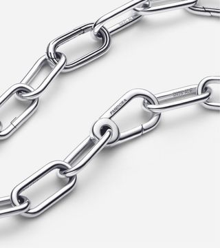 Collar Pandora Cadena Eslabones Link Medianos Plat