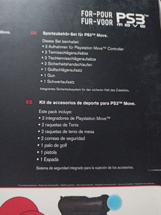 Pack Accesorios PS3 Sports Pack Bigben