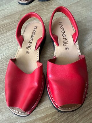 Menorquinas IN EXTENSO Marrones Talla 37 Nuevas 