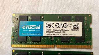 lote de ram  2x16GB = 32gb DDR4-3200 SODIMM RAM