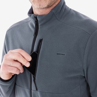 Chaqueta polar de montaña y trekking cremallera Hombre