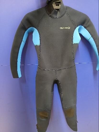 Neopreno surf Niños agua templada 2/2mm 100 azul