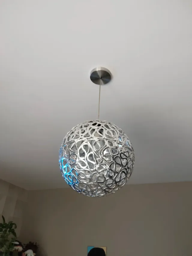 Lámpara de salón esférica diseño moderno