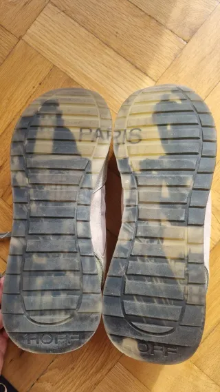 Zapatillas Hoff Doradas y Rosas Modelo Paris