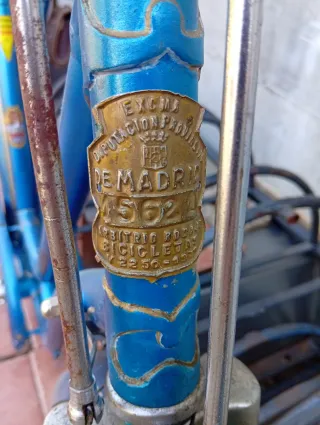 Bicicleta Orbea Antigua Azul Restaurada