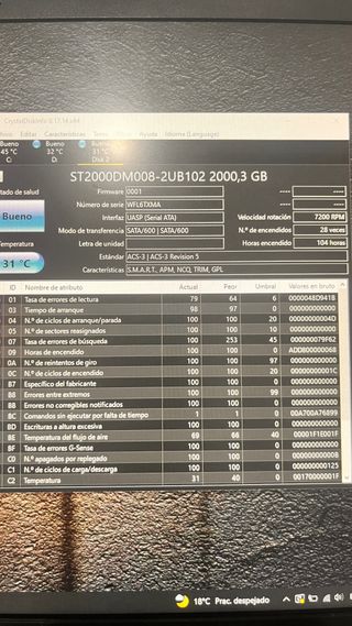 Disco Duro Seagate BarraCuda 2TB