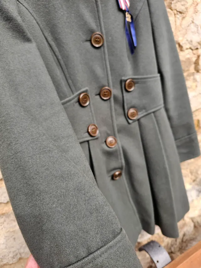 Abrigo Holy Preppy Verde Talla XS