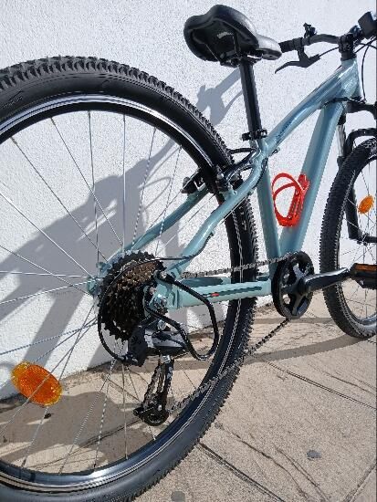 Bicicleta MTB EXPL 500 Niños 9-12 Años Caqui 26"