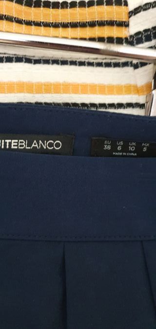 Conjunto Blusa y Shorts Azul Talla S