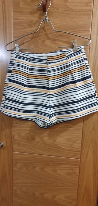 Conjunto Blusa y Shorts Azul Talla S