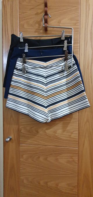 Conjunto Blusa y Shorts Azul Talla S