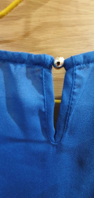 Conjunto Blusa y Shorts Azul Talla S