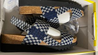 Sandalias Scholl Talla 37 Azul/Plata