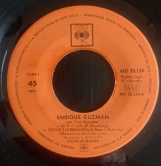 EP Enrique Guzman - Nuevos éxitos 1963