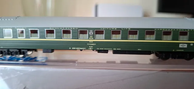 Carrozza letto russa Minitrix Madrid-Mosca