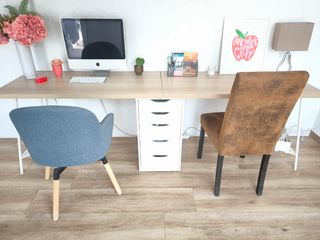 Silla giratoria IKEA Gunnared Gris
