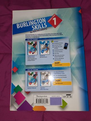 Libro Burlington skills 1 bach 