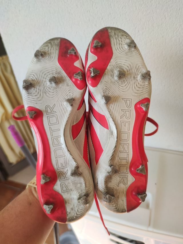 Botas de fútbol Adidas Predator Rojas