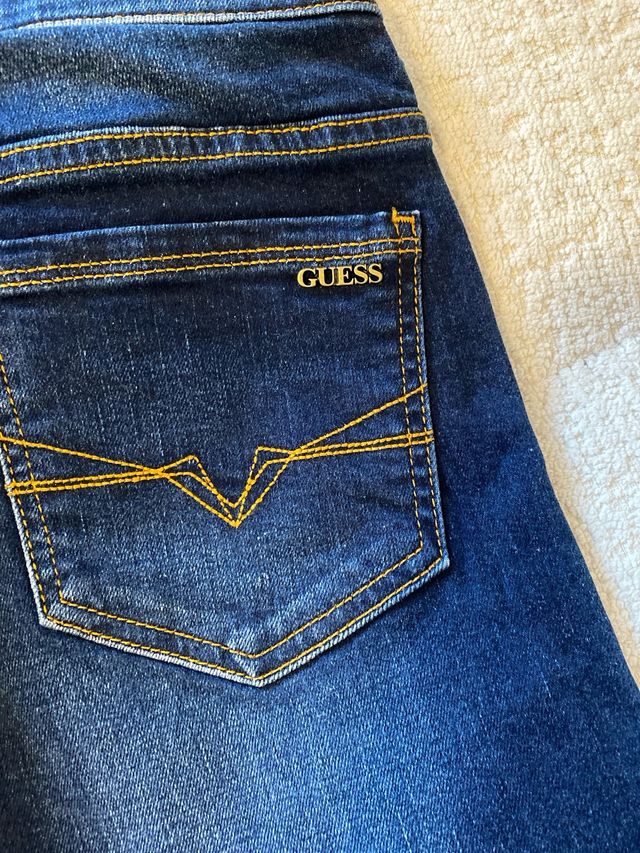 Shorts Guess bambino slim fit blu