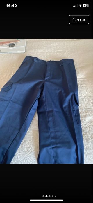 Pantalón de trabajo azul