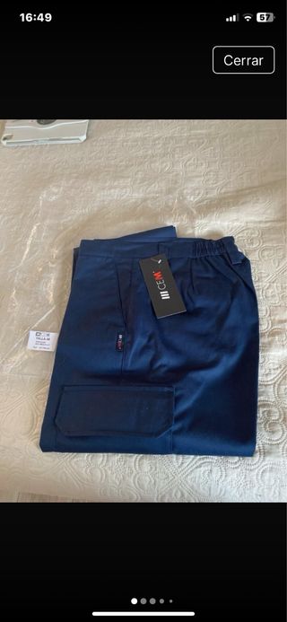 Pantalón de trabajo azul
