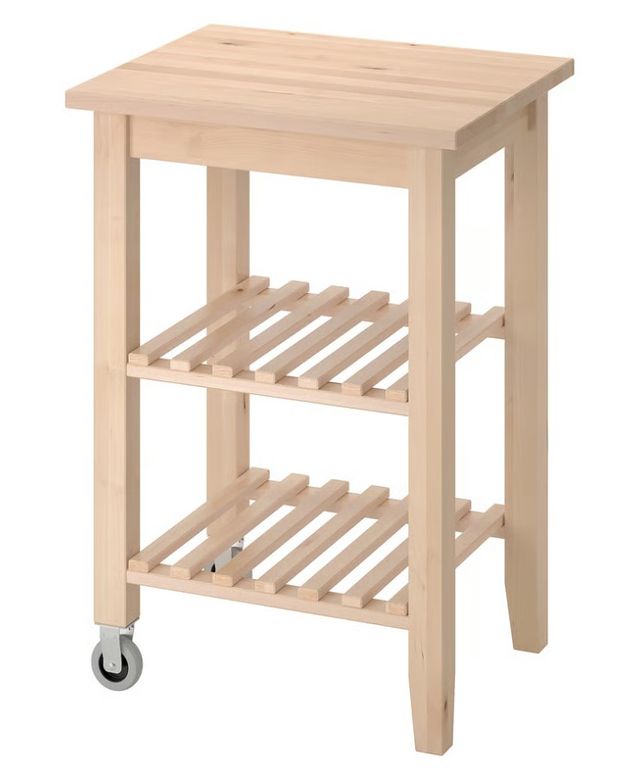 Carrito Auxiliar Cocina Madera