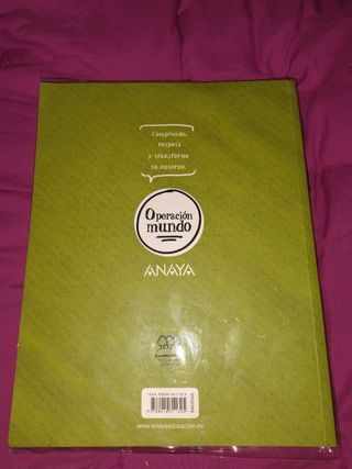 Libro biología y geología 1 bach Anaya.