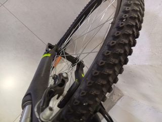 Bicicleta Rockrider Verde Neón
