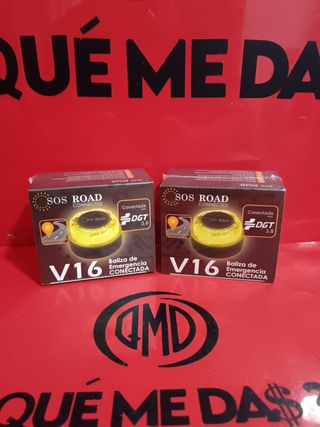 Pack 2 Balizas SOS ROAD V16 Conectada