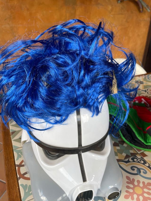 Gorros ( arlequín, peluca azul, caballero...)