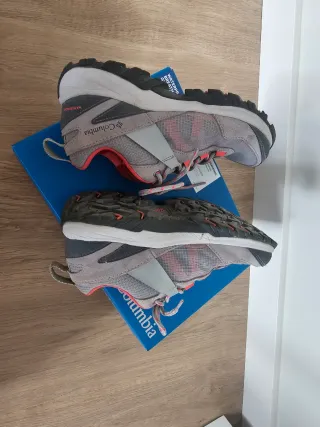 Zapatos de senderismo Columbia grises/ rosas,Mujer