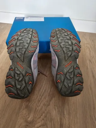 Zapatos de senderismo Columbia grises/ rosas,Mujer