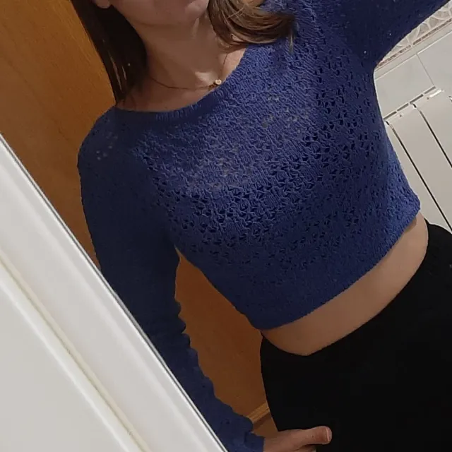 Jersey corto azul de verano