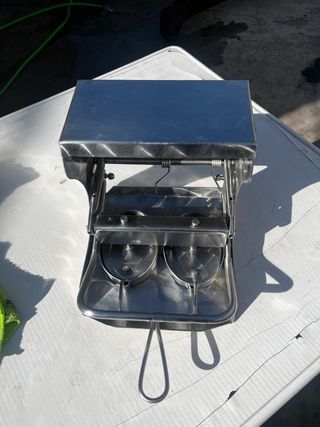 Prensadora de Hamburguesas Acero Inoxidable