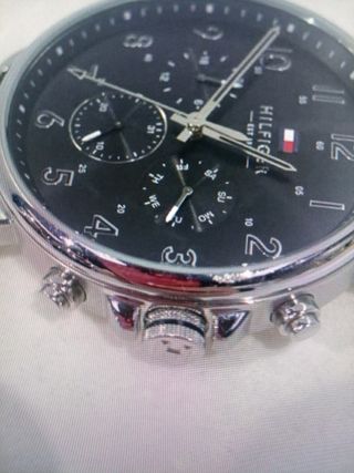 Reloj Tommy Hilfiger Hombre Negro/Plata