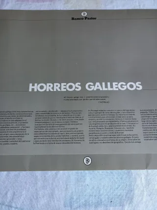 6 Láminas fotograficas Hórreos de Galicia 40×34 cm