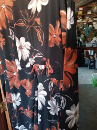 Vestido de invierno estampado floral