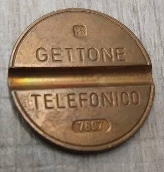 Ficha Telefónica GETTONE TELEFONICO 7607