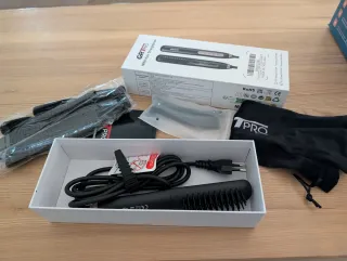 GRT PRO Mini Piastra Capelli 2 in 1 Spazzola Lisci