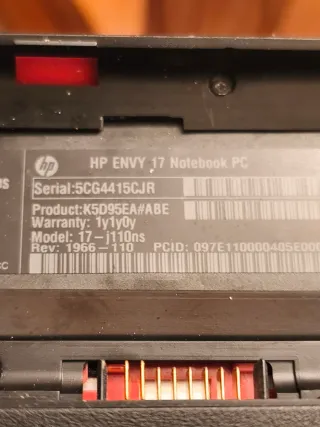 Portátil HP Intel Core i7 NVIDIA GeForce