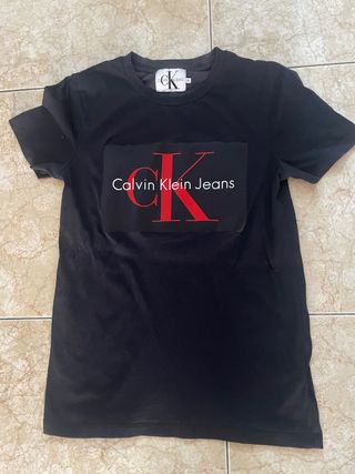 Camiseta Calvin Klein Negra Talla XS
